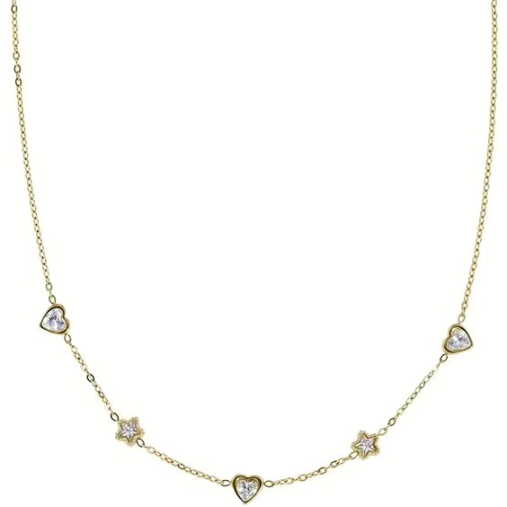 Collier Amen Femme Acciaio donna in Acier Zircone ACCL815627G - ACCL815627G